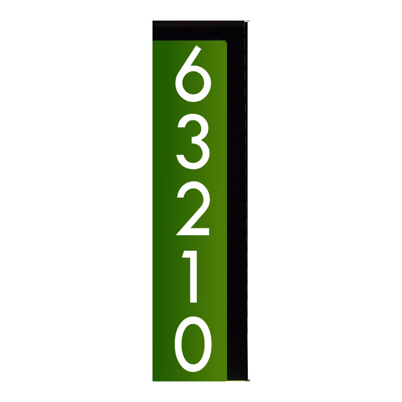 Rectangle Wall Plaque, Green, Yes