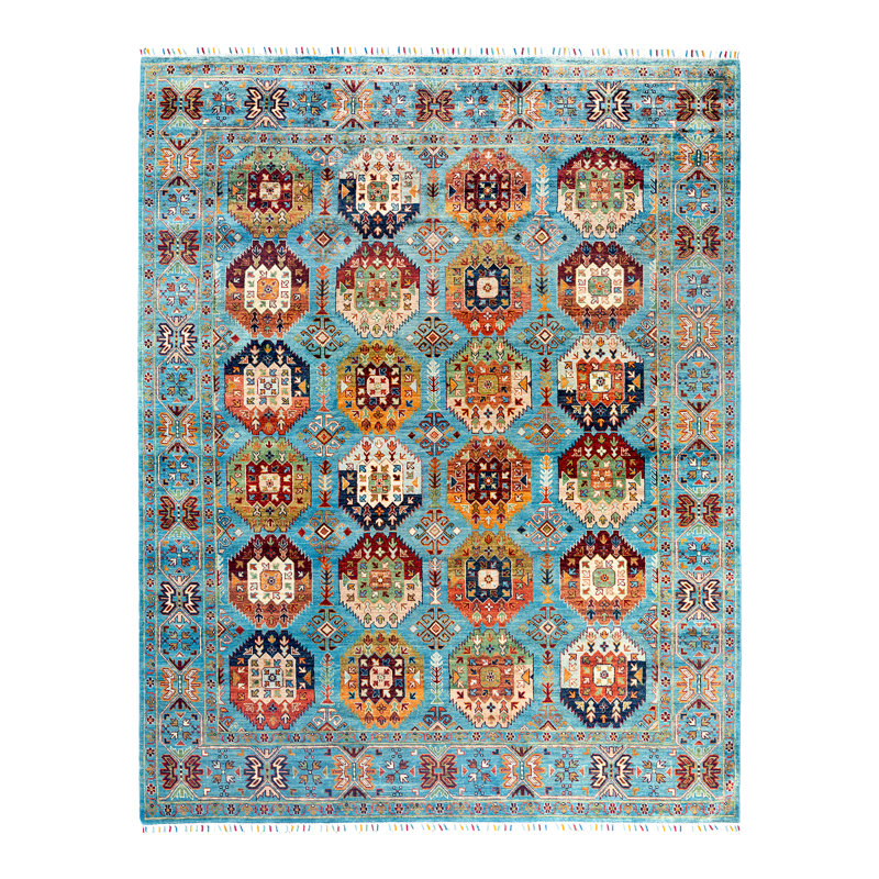 One-of-a-Kind Rectangle 8'2" X 10'4" Hand Knotted Area Rug