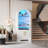 71''H Arch Wine Cabinets With Wine Glass Holder & Wine Rack, Bar Liquor Cabinets With Led Light & Motion Sensor-631425801