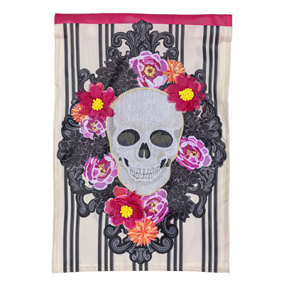 Drapeau de maison Happy Skull