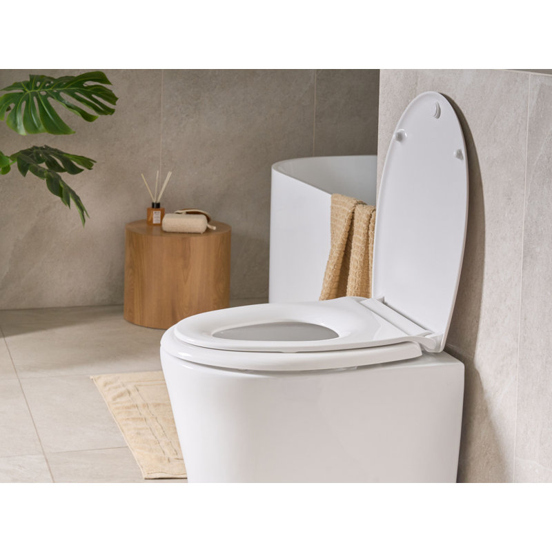 Toilet Seat FAGNANO Soft Close Duroplast White