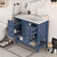 Meuble-lavabo 36 po avec lavabo en céramique-122308802
