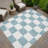 Machine Washable Indoor/Outdoor Chantille ACN2345 Geometric Rug-1338689357