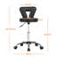 Backed Adjustable Height Ergonomic Lab Stool