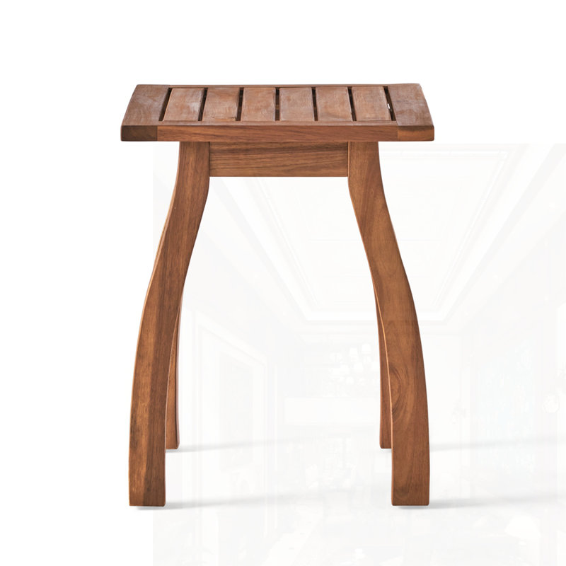 Acacia Wood Accent Side Table, Teak