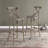 Elm Solid Wood Counter Stool with Solid Wood Frame