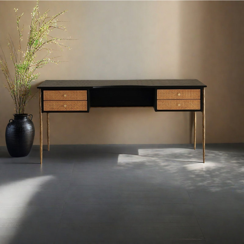 American style rattan decorative desk