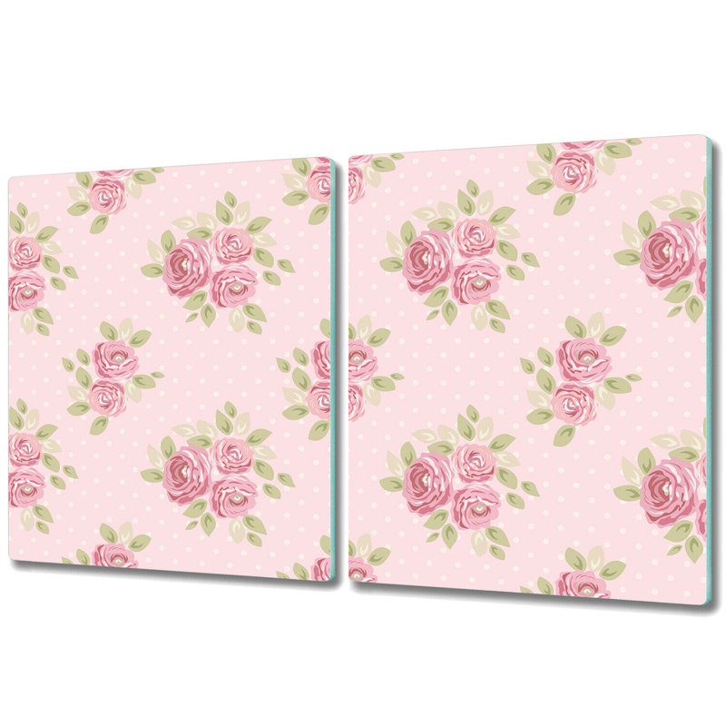 Marko Beautiful Rose Regular Flowers Chopping Board, 40cm L x 52cm W