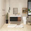 Meuble-lavabo mural simple 48 po avec surface solide 48 po