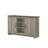 Nilda 47"W Gray Oak Console Table, Buffet Table, Sideboard with Shelves and Cabinet Doors