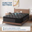Matelas hybride mi-ferme 9 po / 12 po avec mousse viscoélastique rafraîchissante, ressorts ensachés, soulagement de la pression, lit dans une boîte-1192646777-1192646776