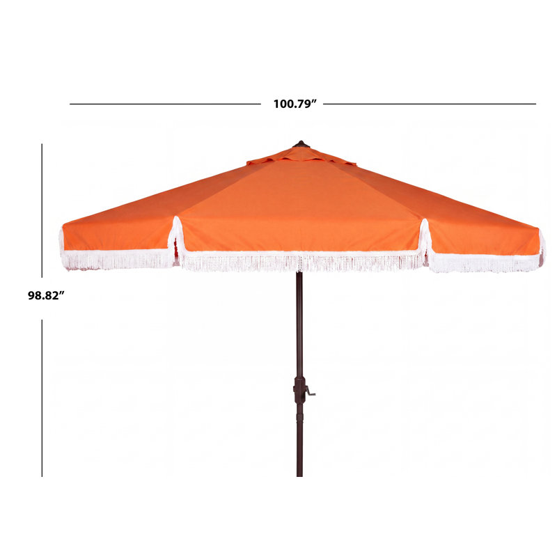 Parasol de marché de 8,4 pi x 8,4 pi Argentina, Orange