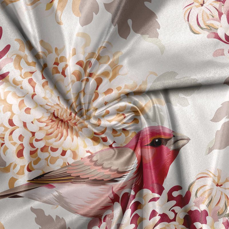 Vanalstyne Polyester Semi Sheer Curtain Pair