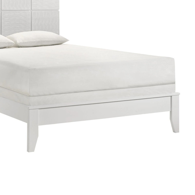 Tête de lit Deny Bed, Simple, Blanc