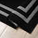 Double Border Machine Tufted Performance Dark Gray/White Rug