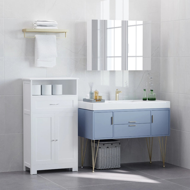 Talip Bathroom Cabinet, White