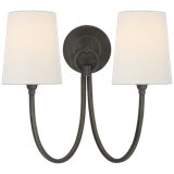 Thomas O'Brien Reed Double Sconce