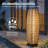 Solar-Powered Diamond Wicker Floor Lamp-122621660