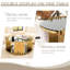 Table basse flexible en acier inoxydable avec plateau en verre trempé noir facile à entretenir pour une utilisation quotidienne