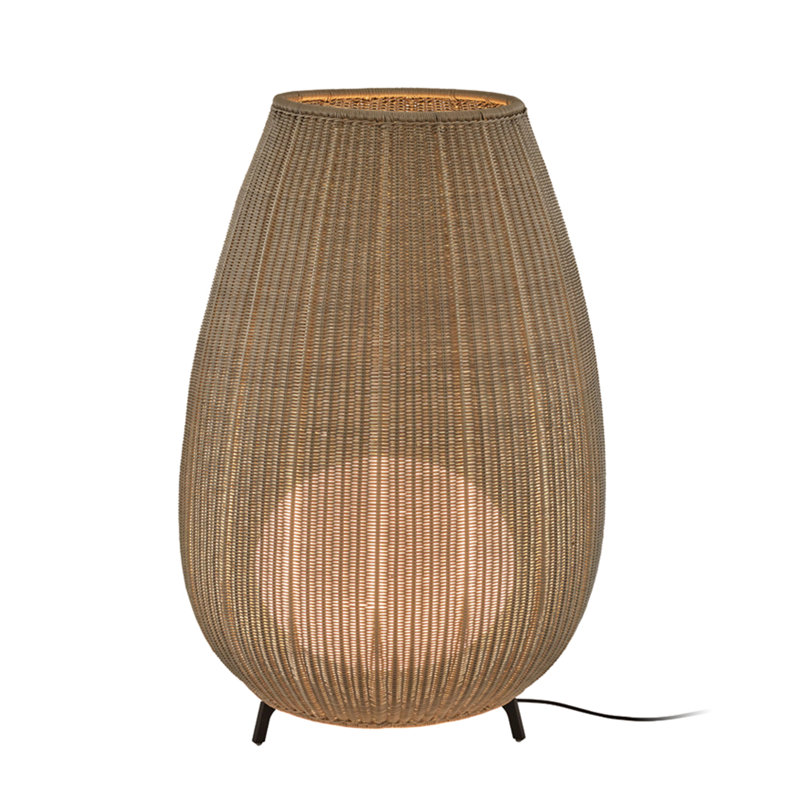 Amphora 48.43" LED Novelty Floor Lamp, Light Beige, Yes, 48.43"