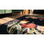 Hand Knotted Wool Floral Area Rug in Black