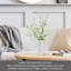 Éléments, verdure blanche artificielle, 25 po