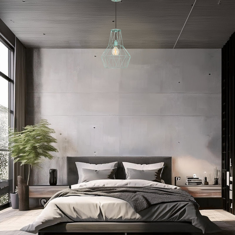 Luminaire suspendu simple à hauteur réglable