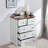 Dresser With 5 Drawers And Metal Handles