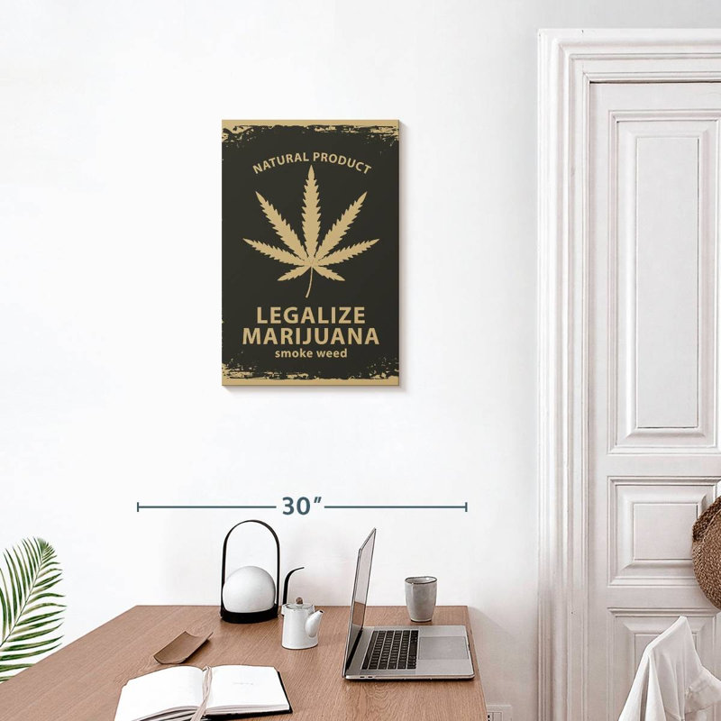 Senne Marijuana Campaign, 24" H x 16" W