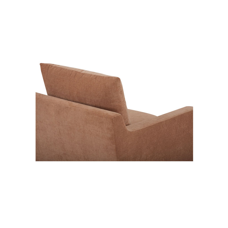 Almena 30" Wide Polyester Armchair, Brown