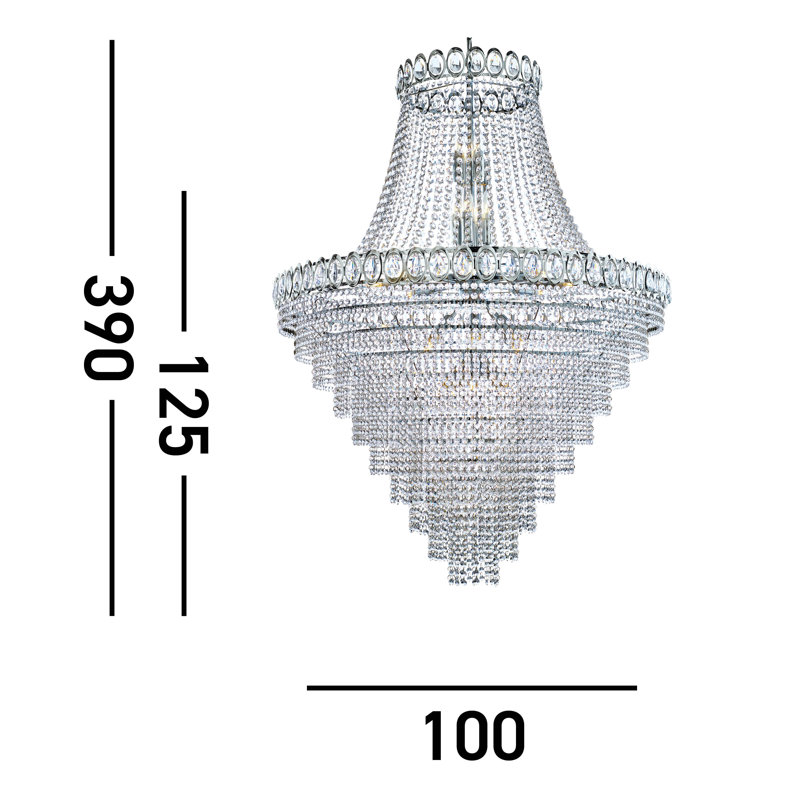 28 - Light Empire Chandelier