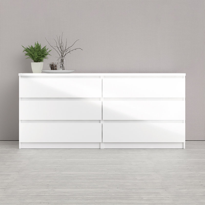 Caton 6 - Drawer Chest of Drawers, Black