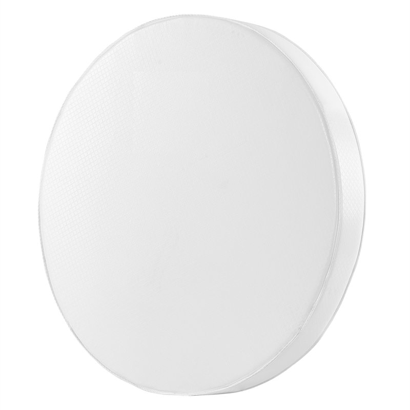 White 42" Round Water Resistant Foam Crib Mattress