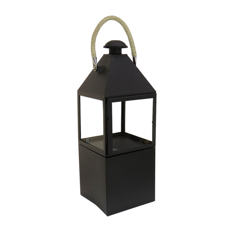 10'' H Iron Tabletop Lantern