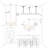 Kaymarie 8-Light 31.5"W Candle Style Classic/Traditional Dimmable Living Room Chandelier UL Certified