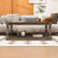 Table basse rétro avec pieds en colonne pour le salon-780649269