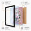 Floral Pig Portrait Boho 1 Piece Single Picture Frame Wall Art-136553868-136553870