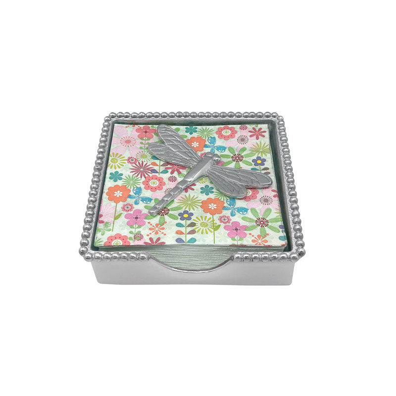 Gregarious Garden Metal Napkin Holder