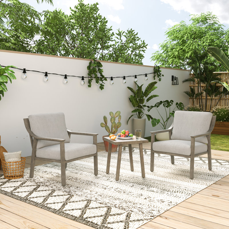 Chaise d'extérieur en aluminium avec coussins 1 pièce Nevim, Gris