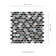 Midnight Pearl Natural Stone Mosaic Tile in Black