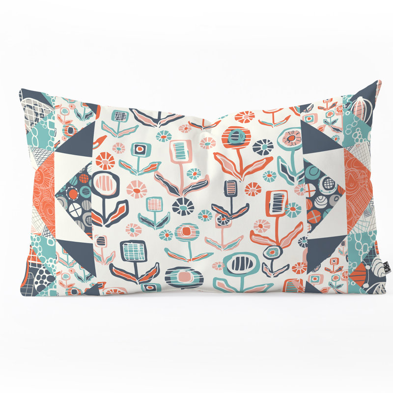 Coussin lombaire en laboratoire floral jenean morrison