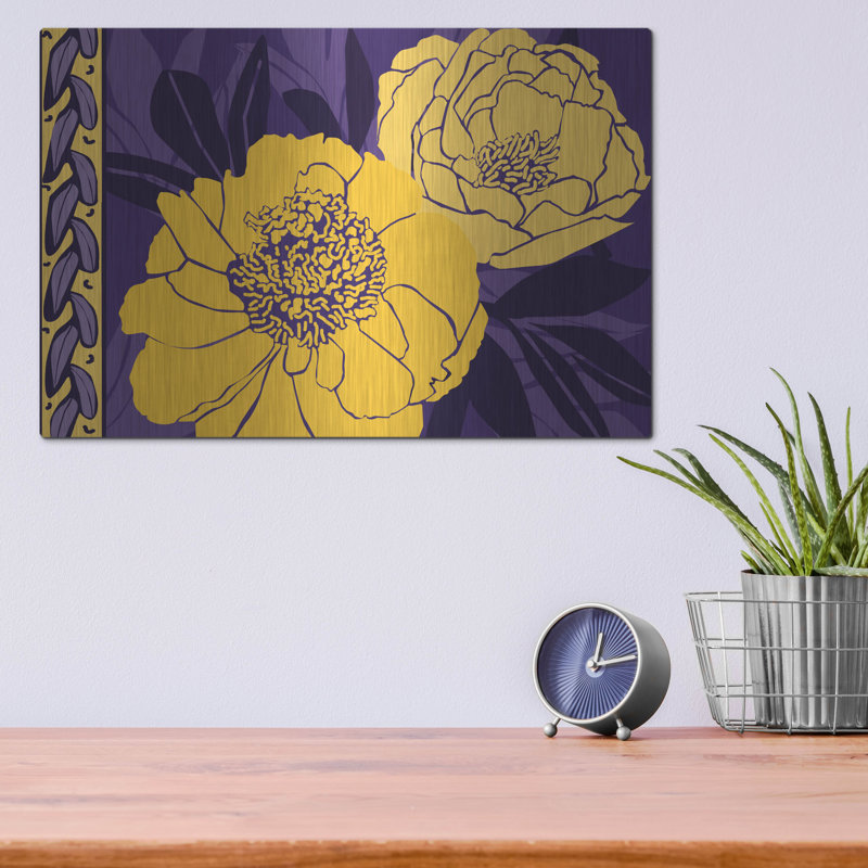  «Color Bouquet 1» par Art Licensing Studio, art mural en métal, 16 po x 12 po, H 12 po x l 16 po