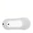 66.9'' x 31.5'' Soaking Acrylic Bathtub-232247567-232247555