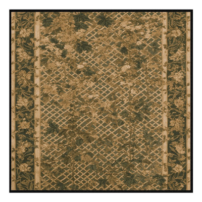 Machine Washable Nature Brown Area Rug