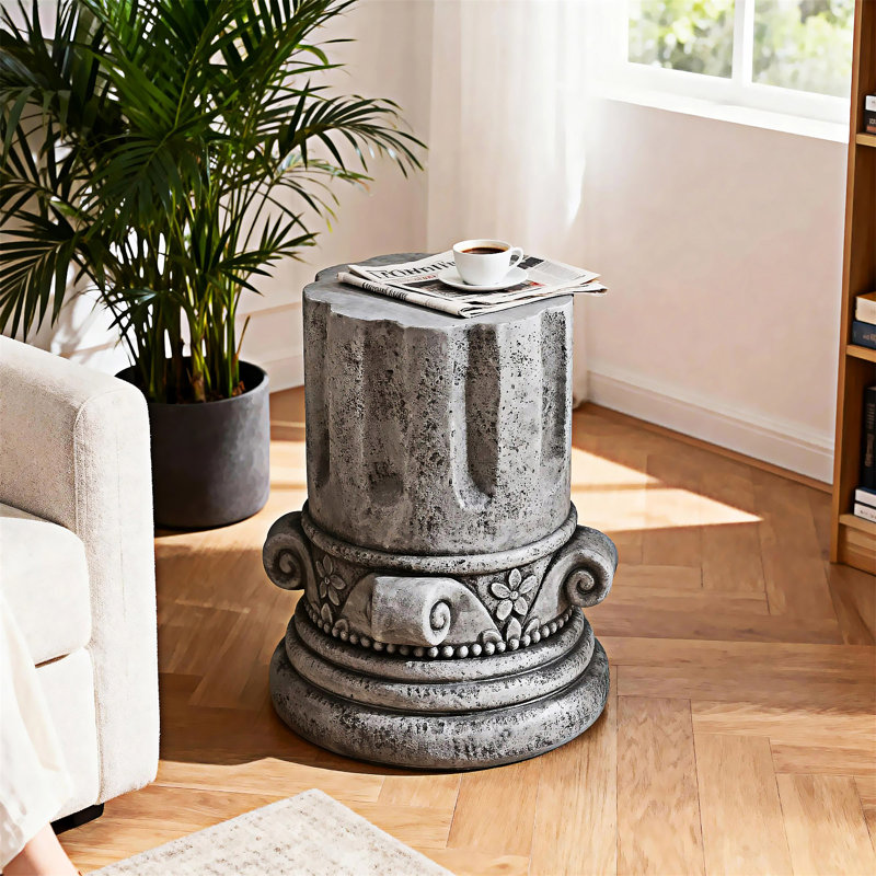 Tables d'appoint en ciment pour l'extérieur