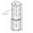 Lighted Corner Curio Cabinet - Elegant Glass Display Case For Living Room & Bar Storage - For Antique Collections & Wine - Includes Built-In Lighting-877104320