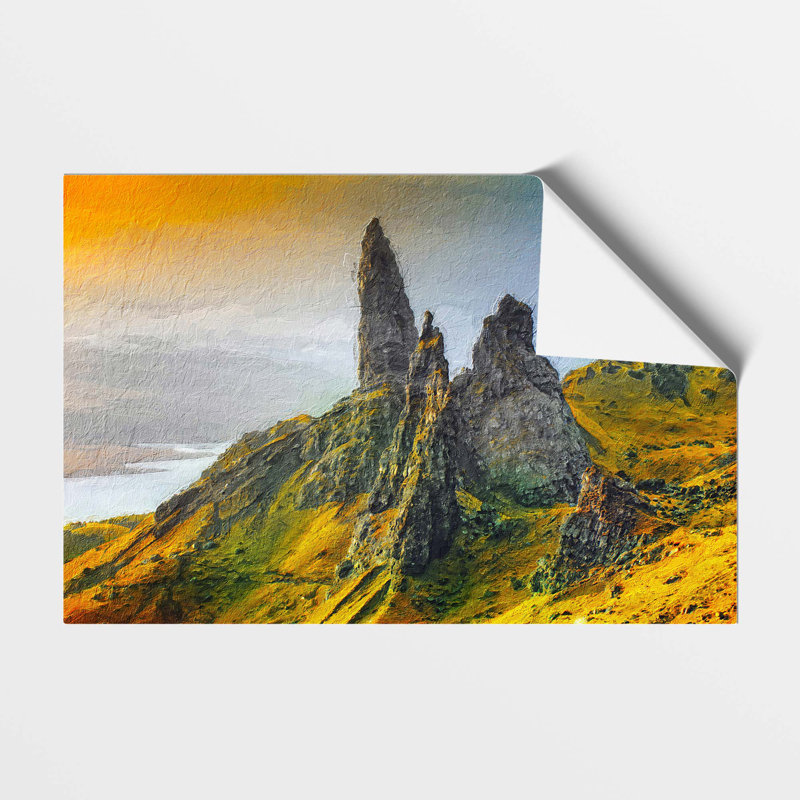 The Old Man Of Storr In The Isle Of Skye Scotland - No Frame Painting, 29.7 cm H x 42 cm W