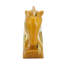 Ceramic Horse Head Sculpture with Abstract Multicolored Finish