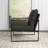 24.6" Wide Minimalist Soft Cushioned Back Upholstered Sled Base Arm Accent Chair (Set of 8)-108052976