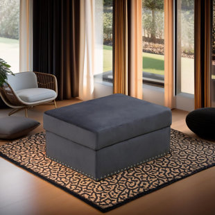Repose-pieds doux en microfibre Artisan